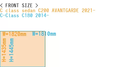 #C class sedan C200 AVANTGARDE 2021- + C-Class C180 2014-